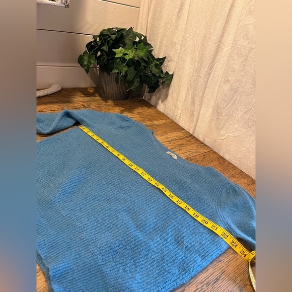 SARA CORSI Blue 15% mohair sweater size S - Picture 3 of 7